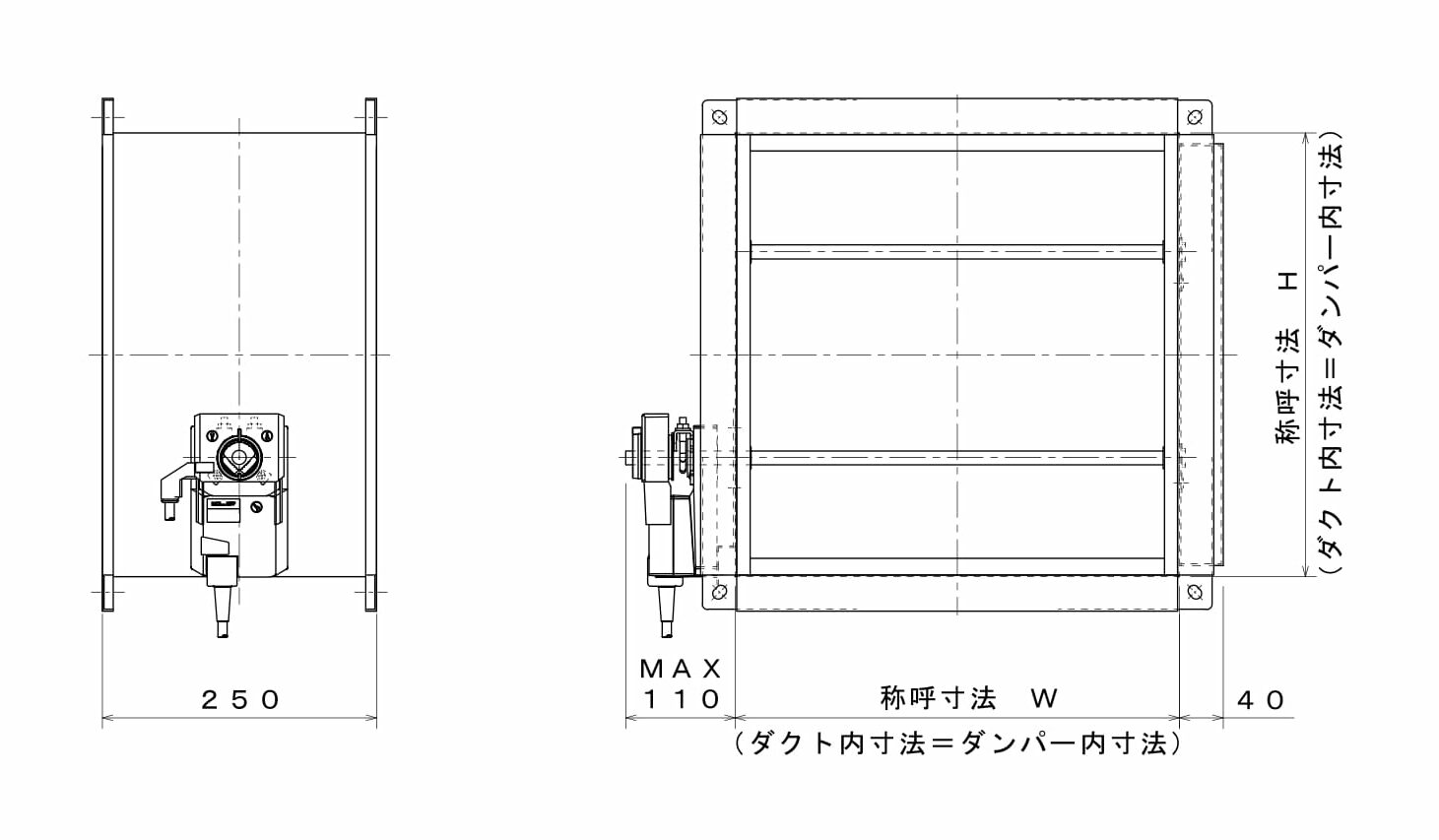 モータダンパー リニア特性モータダンパー 空調制御関連機器の製造 カスタマイズ メンテナンス クリフ株式会社
